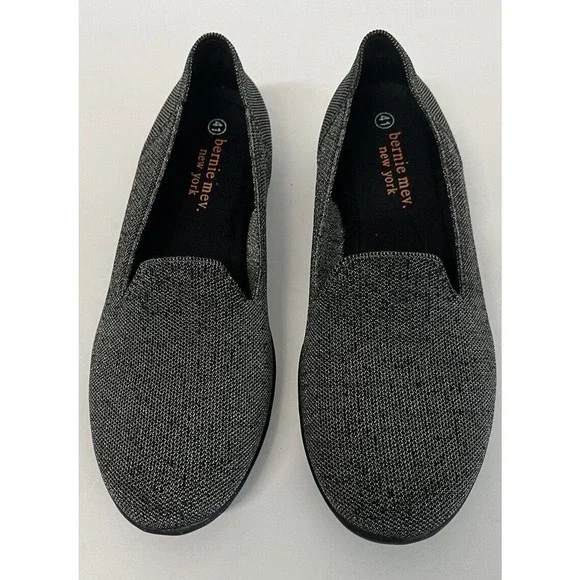 Bernie Mev Petra Slip on Loafer Stretchy Flats PEWTER Size 41/10-10.5 US new - Picture 9 of 14